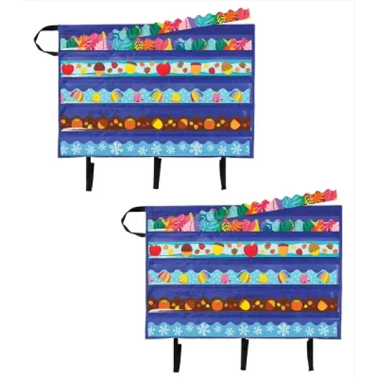 Carson Dellosa Education 2-Pack Border Pocket Chart Storage (2 pocket charts) image {5}