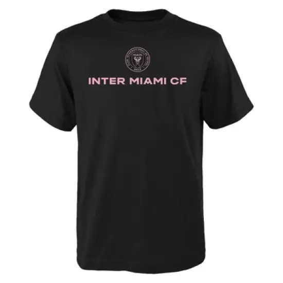 MLS Inter Miami CF Toddler Lionel Messi T-Shirt - Black image {1}