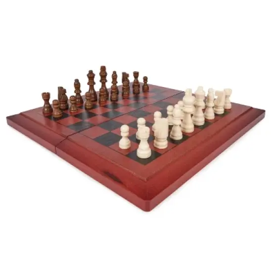 Game Gallery Chess & Checkers Wood Set image {3}