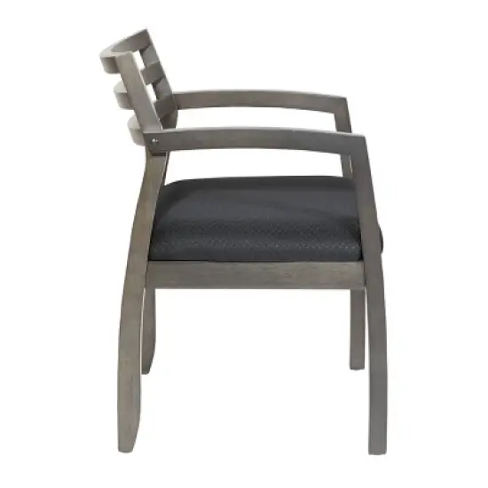Napa Cherry Guest Chair Black/Gray - OSP Home Furnishings image {3}