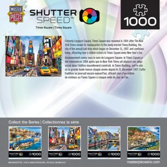 MasterPieces Inc ShutterSpeed Times Square 1000 Piece Jigsaw Puzzle image {1}