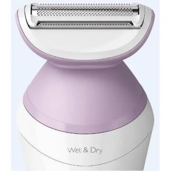 Philips Series 6000 Wet & Dry Women's Rechargeable Electric Shaver - BRL136/00 - 4pc image {4}