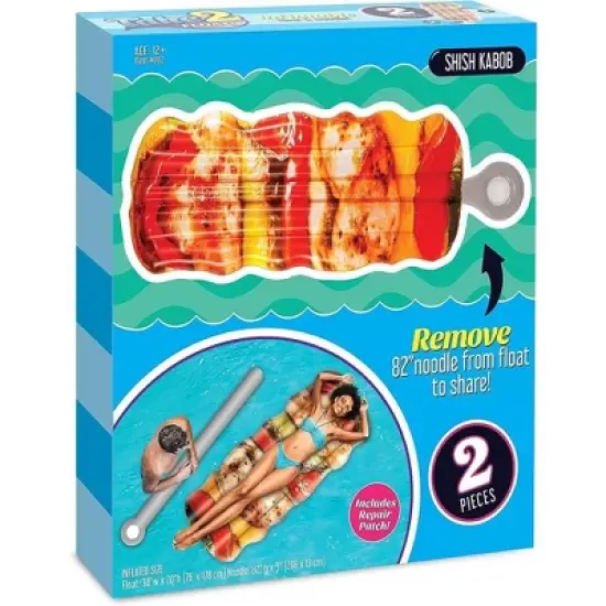 Mighty Mojo Chicken Shish Kebab Float and Noodle Pool Float Tube image {3}
