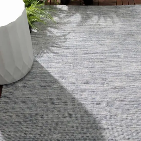 Home Conservatory Solid Handwoven Indoor/Outdoor Area Rug image {5}