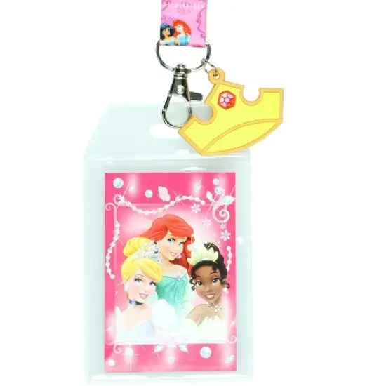 Disney Princess Create Your Own Fairy Tale Lanyard with ID Holder and Charm image {1}