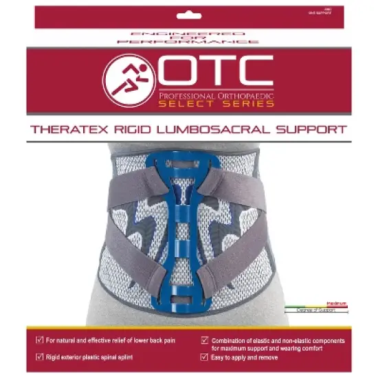 OTC Lumbosacral Back Splint, Theratex Spinal Maximum Support image {2}