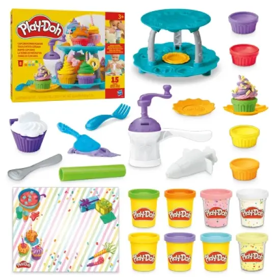 Play-Doh Cupcake Tower Playset - 15pc image {12}