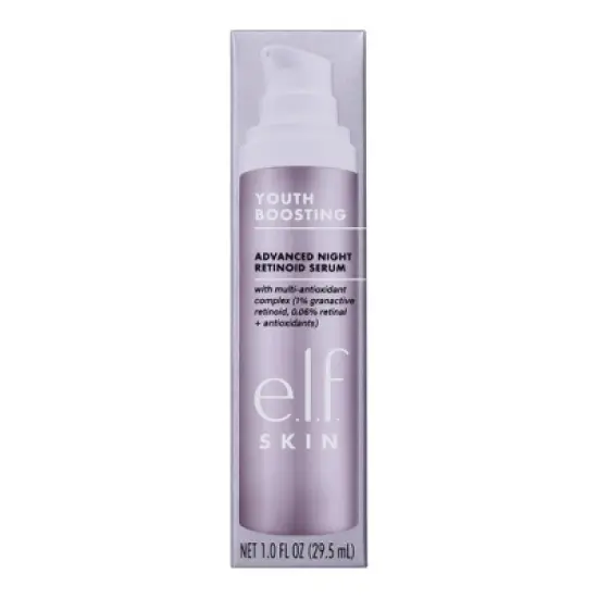 e.l.f. SKIN Youth Boosting Advanced Night Retinoid Serum - Amber - 1.0 fl oz image {4}