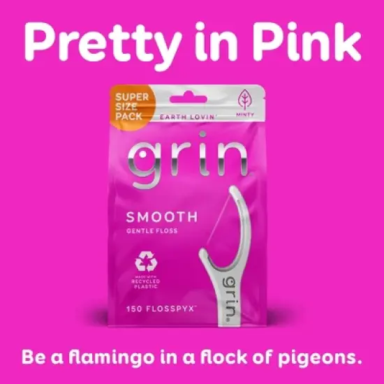 Grin Oral Care Smooth Floss Picks - 150ct image {5}