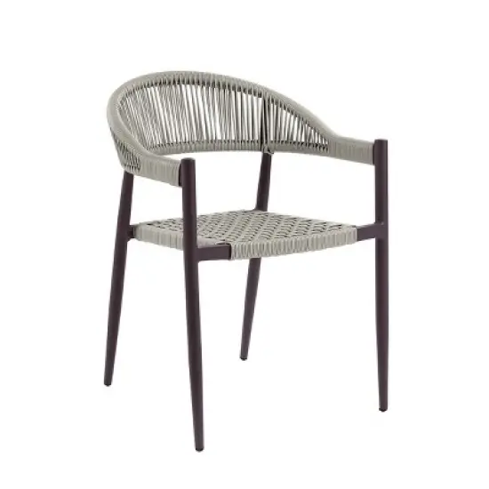 Gristine Metal Outdoor Arm Chair - miBasics
 image {8}