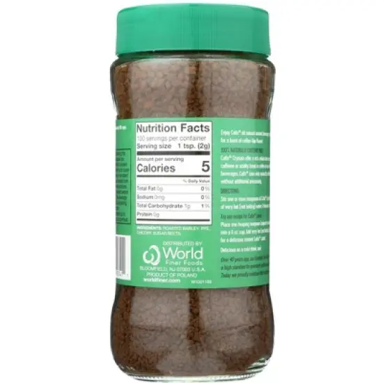 Cafix Instant Grain Coffee Beverage Caffeine Free - Case of 12/7 oz image {2}