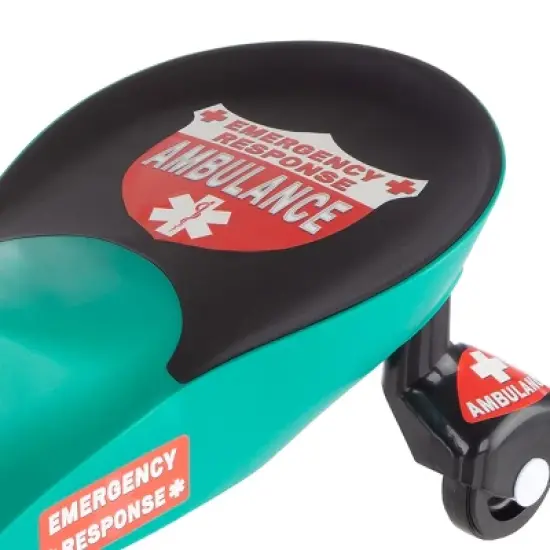 Toy Time Ambulance Wiggle Car Ride-On Toy - Green image {8}