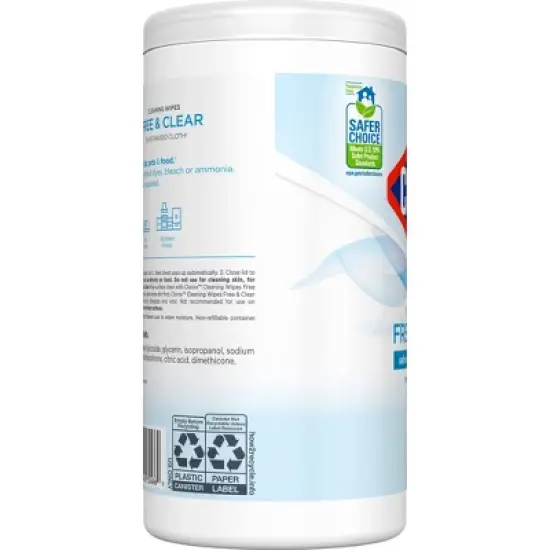Clorox Free & Clear Wipes - 75ct image {11}