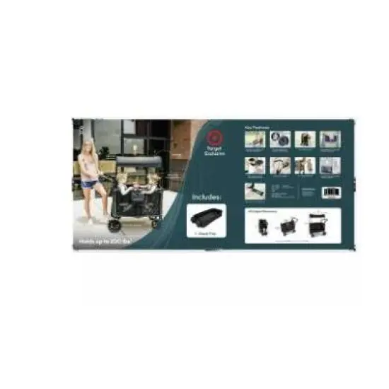 WONDERFOLD W2 Original Stroller with Snack Tray image {6}