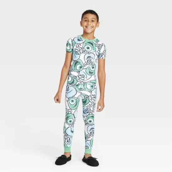 Boys' Disney Monster's Inc. 2pc Sleep Pajama Set - Green image {2}