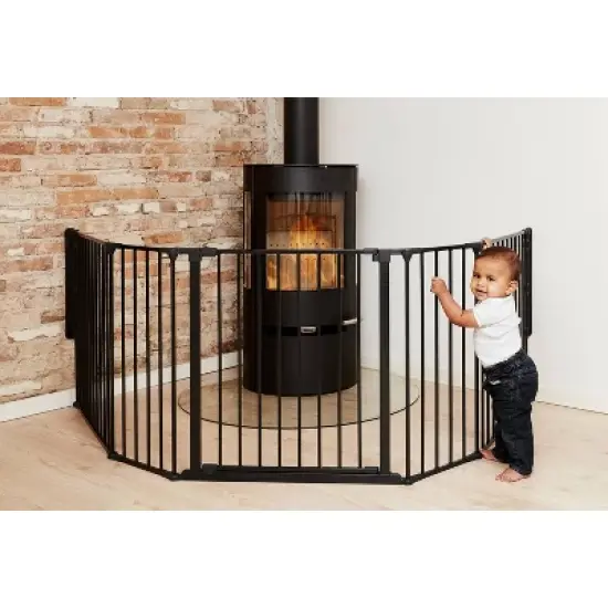 BabyDan Flex Baby Gate - Black XL image {1}