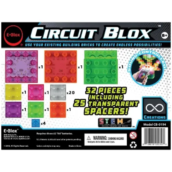 E-Blox Circuit Blox Lights Starter, Circuit Board Building Blocks Sets image {2}