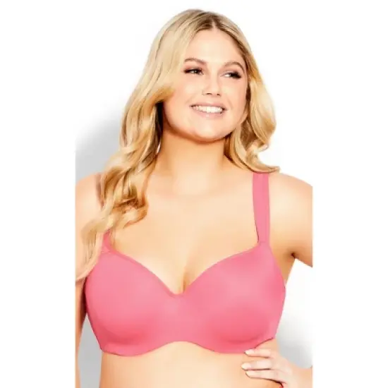Women's Plus Size Fashion Balconette Bra - tea rose | AVENUE image {33}