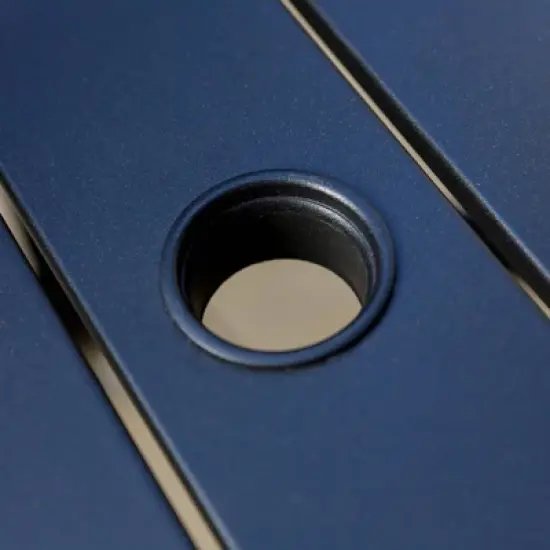 5pc Patio Dining Set with Steel Table with 1.57" Umbrella Hole & Padded Arm Chairs - Captiva Designs image {6}