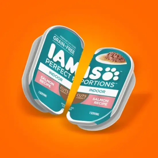 IAMS Perfect Portions Cuts in Gravy Chicken, Tuna and Salmon Flavor Wet Cat Food image {1}