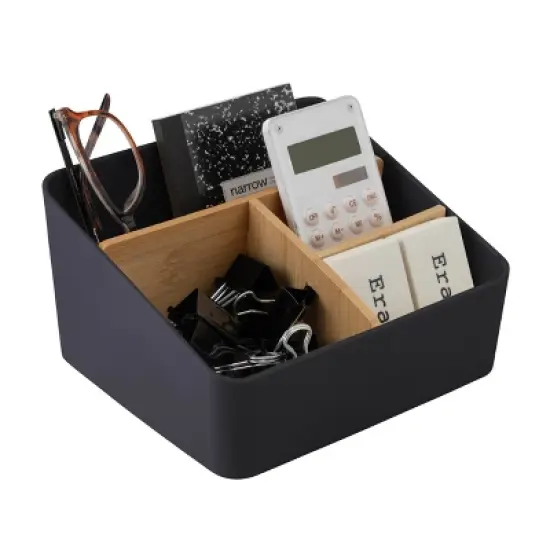 Thinkspace 4 Compartment Storage Black image {4}