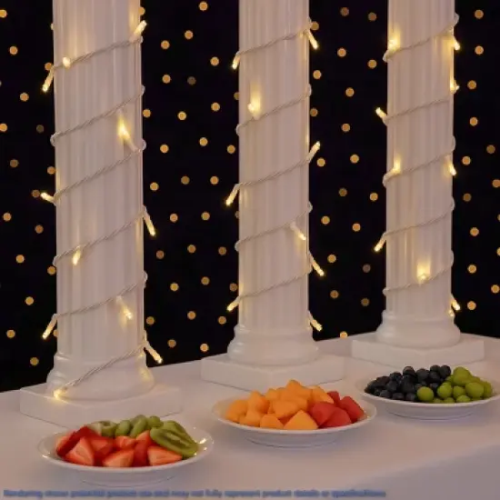 Novelty Lights 35 light LED Christmas Craft Mini Light Set (White Wire) image {6}