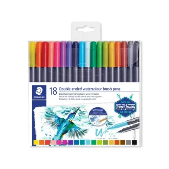 Staedtler 18pk Double ended watercolor pens image {7}