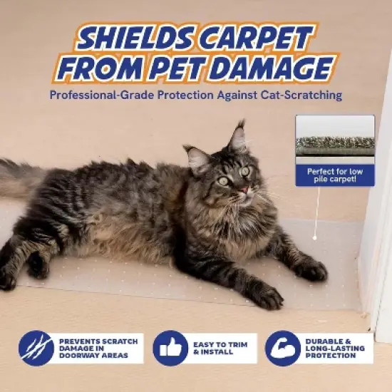 Panther Armor Scratch-Proof Carpet Protector for Pets, Hardwoord Floor Protector for Dogs and Cats image {3}