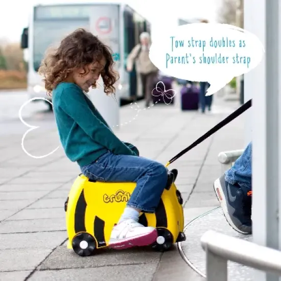 Trunki Kids' Ride-On Hardside Carry On Suitcase image {2}