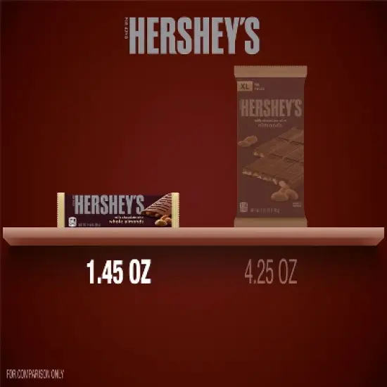 Hershey's Milk Chocolate with Almonds Candy Bar - 1.45oz image {6}