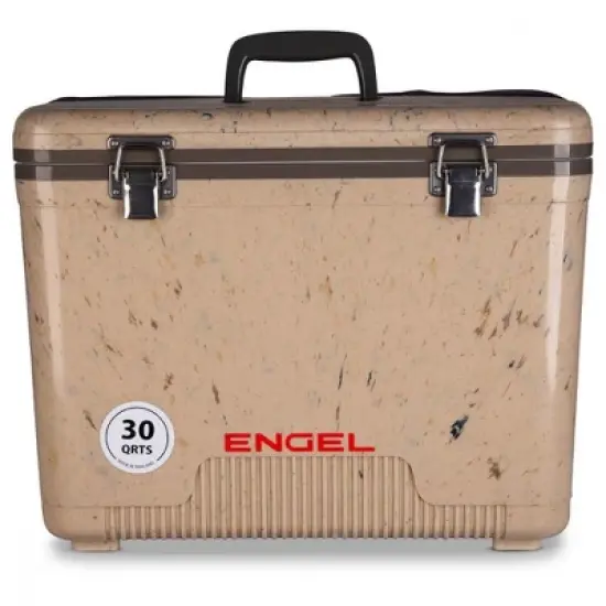 Engel 19 Quart Fishing Live Bait Dry Box Ice Cooler with Shoulder Strap image {6}