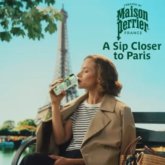 Maison Perrier Lime Sparkling Water - 8pk/11.15 fl oz Cans image {3}
