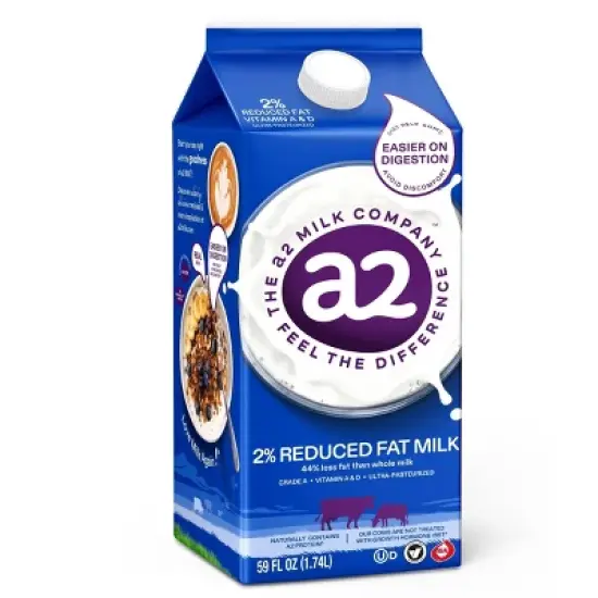 a2 Milk Vitamin D Ultra-Pasteurized - 59 fl oz image {1}