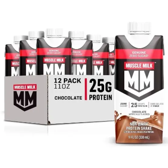 Muscle Milk Gen Chocolate Protein Shake - 12pk: Kosher, Sugar-Free, Non-Caffeinated image {10}