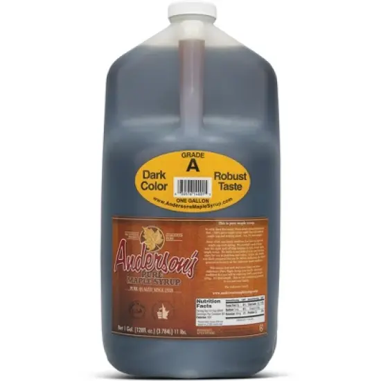 Anderson's Grade A Maple Syrup - 1 gal image {1}