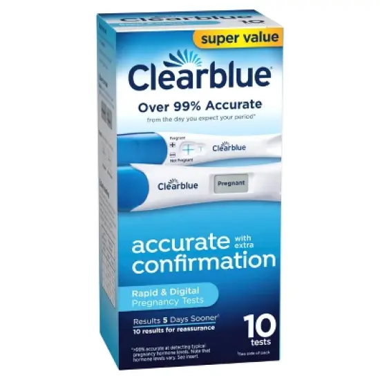 Clearblue Combo Pregnancy Tests - 10ct image {5}