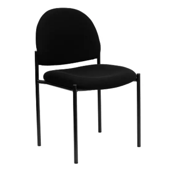 Emma and Oliver Comfort Stackable Steel Side Reception Chair image {12}