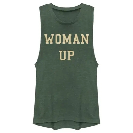 Junior's Lost Gods Woman Up Festival Muscle Tee image {3}