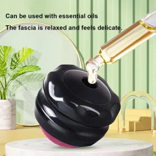 Evo Bytes Massage Roller Ball - Handheld Manual Body Massager -Pink image {2}