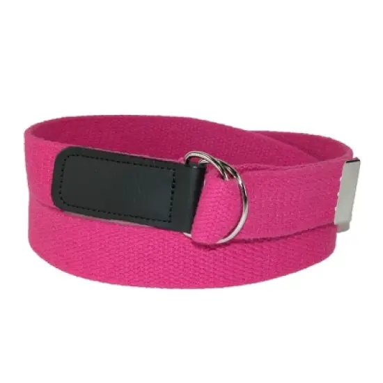 CTM Cotton Web Belt with Double D Ring Buckle image {2}