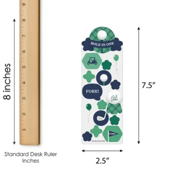 Big Dot of Happiness Par-Tee Time - Golf - Birthday Party Favor Kids Stickers - 16 Sheets - 256 Stickers image {2}