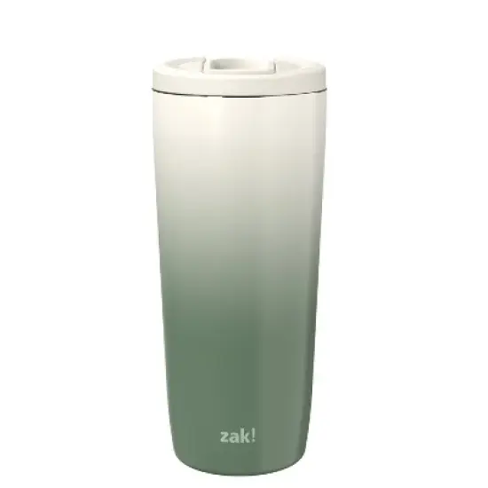 Zak Designs 20 fl oz Stainless Steel Vacuum Serenity Tumbler with Slide Lid image {7}