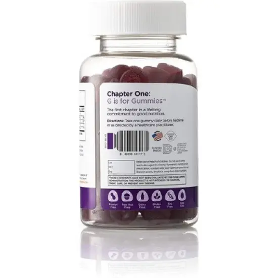 Chapter One by Zahler Melatonin Sleep Support Supplement, Certified Kosher - 120 Flavored Gummies image {1}