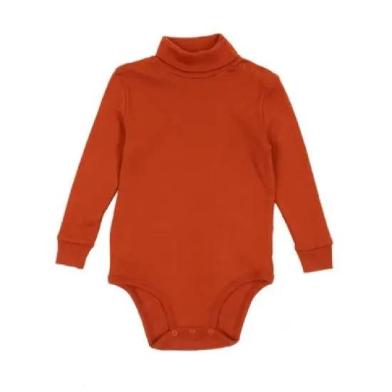 Leveret Baby Long Sleeve Turtleneck Bodysuit image {6}