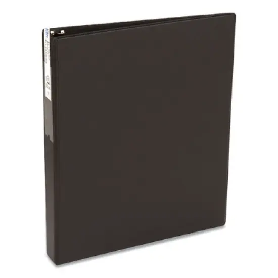 Avery Economy Non-View Binder with Round Rings, 3 Rings, 1" Capacity, 11 x 8.5, Black, (4301) image {7}