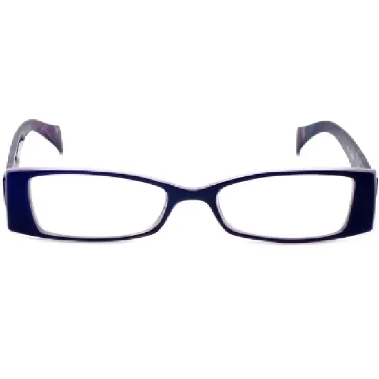 Calabria Victoria Spring Hinge Designer Reading Glasses&Match Case Purple +1.50 image {1}