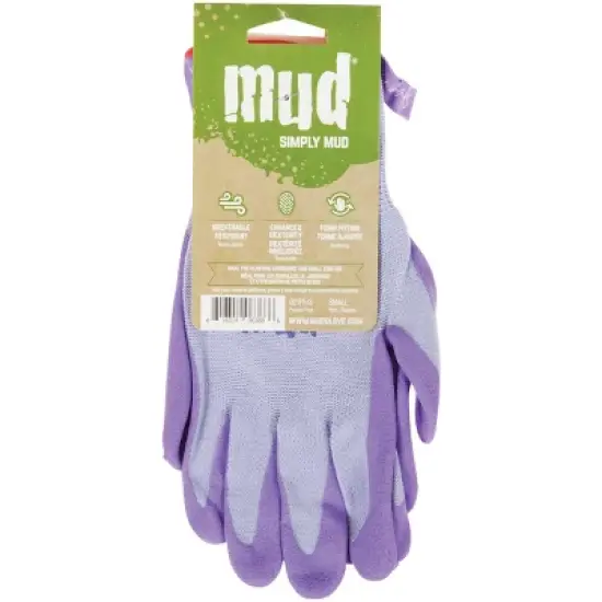 Mud Gloves Simply  Women's Small Nylon Passion Fruit Garden Glove 021PF/S image {1}