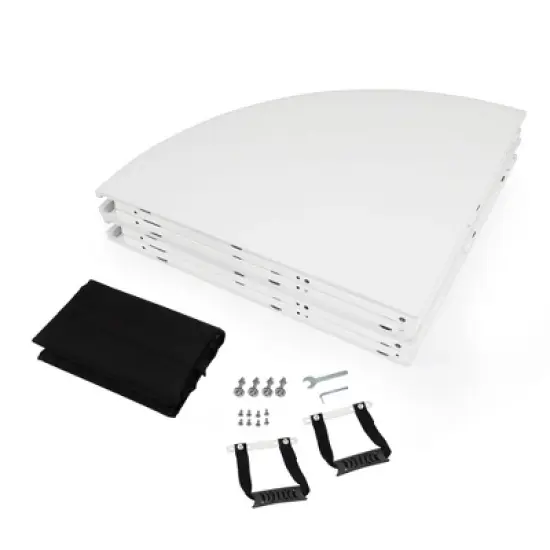 PAGED Rustic Outdoor Dining Table Sandblast Finish Acacia Wood Outdoor Table with Metal Finish Frame for Patio, Lawn, Courtyard image {4}