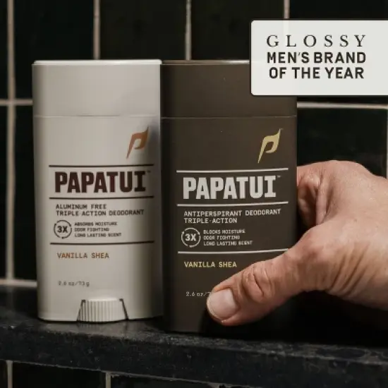 Papatui Men's Sweat and Odor Control 48-Hour Protection Solid Antiperspirant Deodorant - Vanilla Shea - 2.6oz image {8}