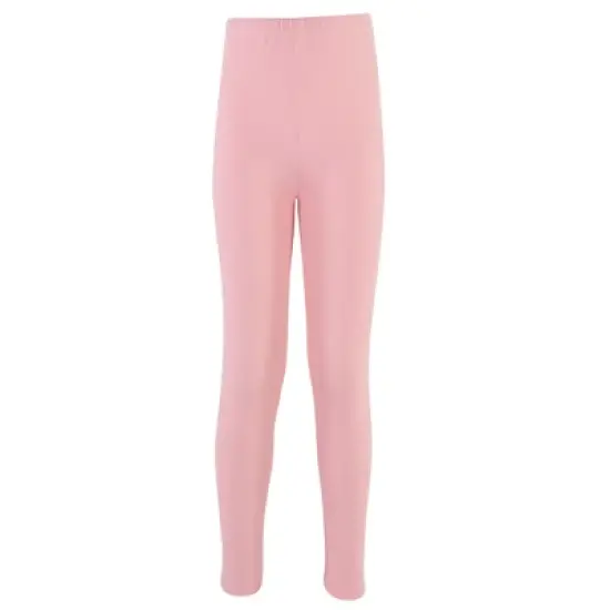 Touched by Nature Baby, Toddler, Big Kids and Youth Girl Organic Cotton Leggings 4pk, Solid Pink Burgundy image {3}